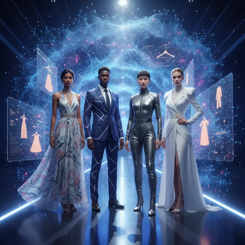 Fashion product visuals created with AI