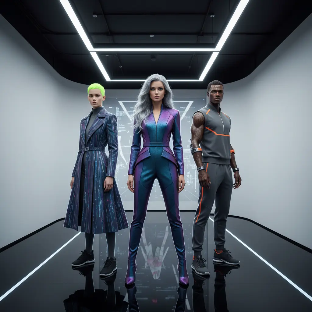 AI-generated fashion campaign visuals