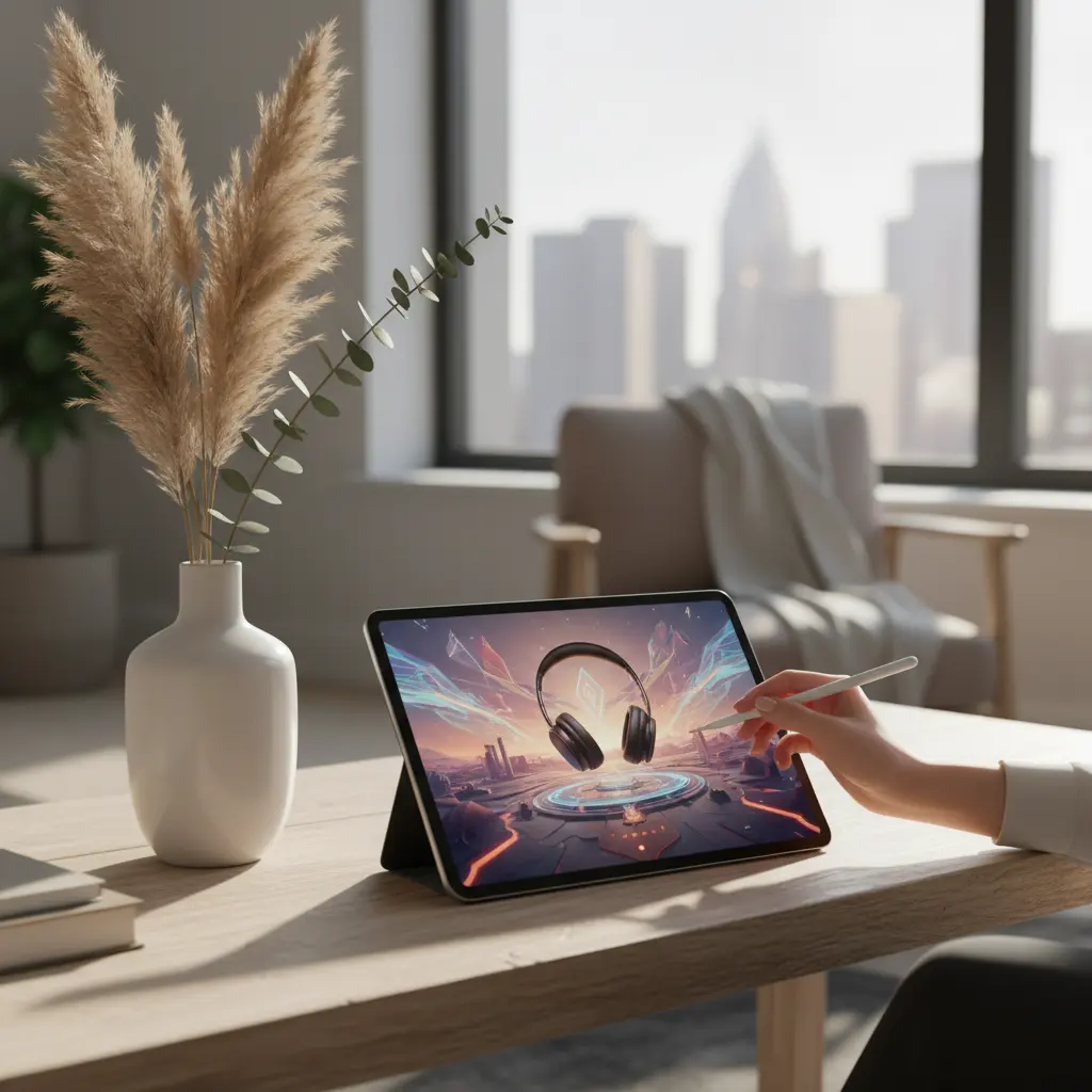 AI-generated image of a product in an authentic, UGC-style setting