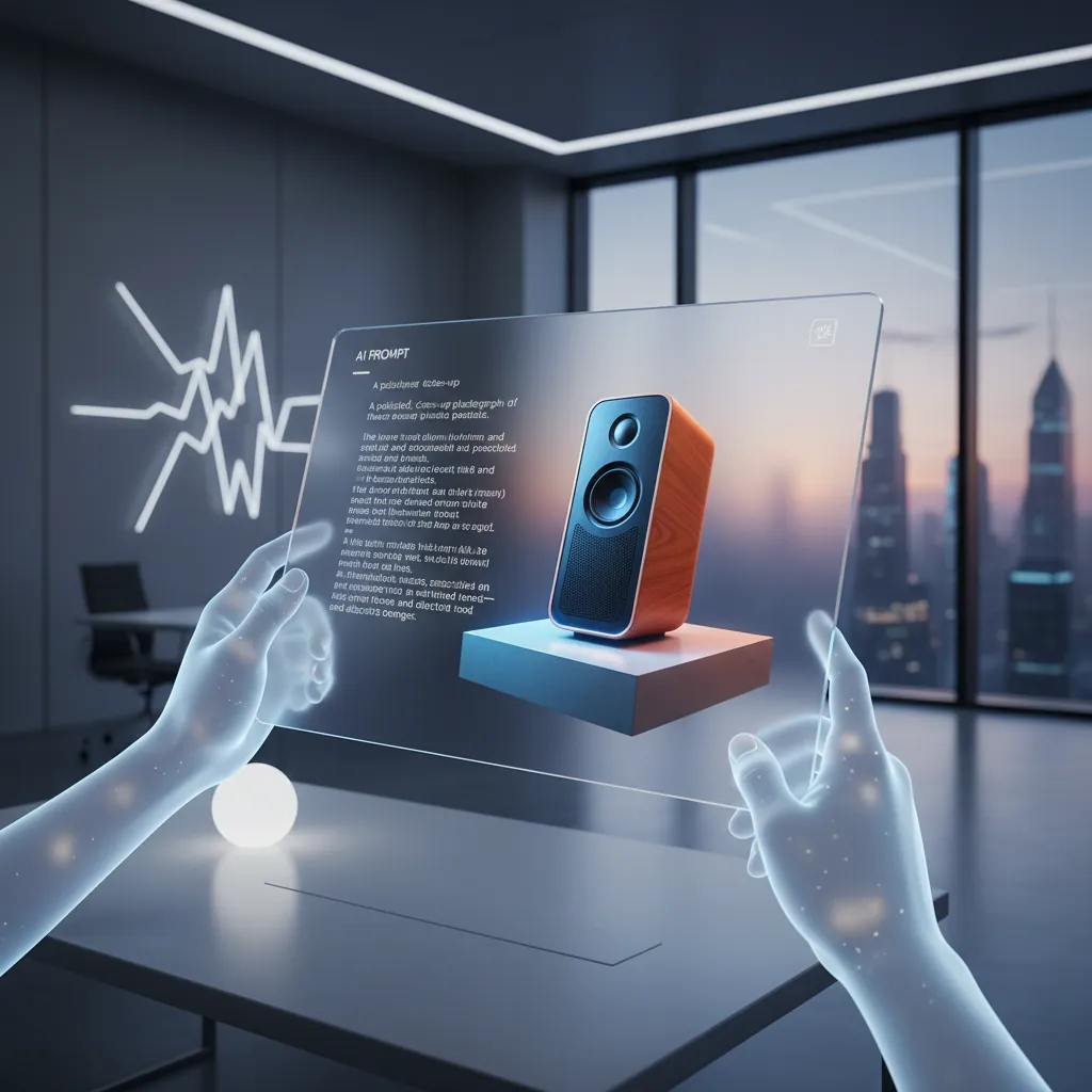 Example of an AI prompt for a product image