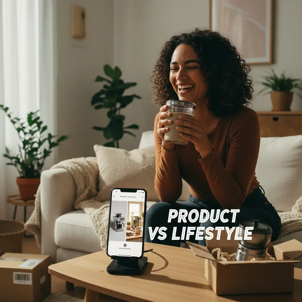 Lifestyle image showing product in use
