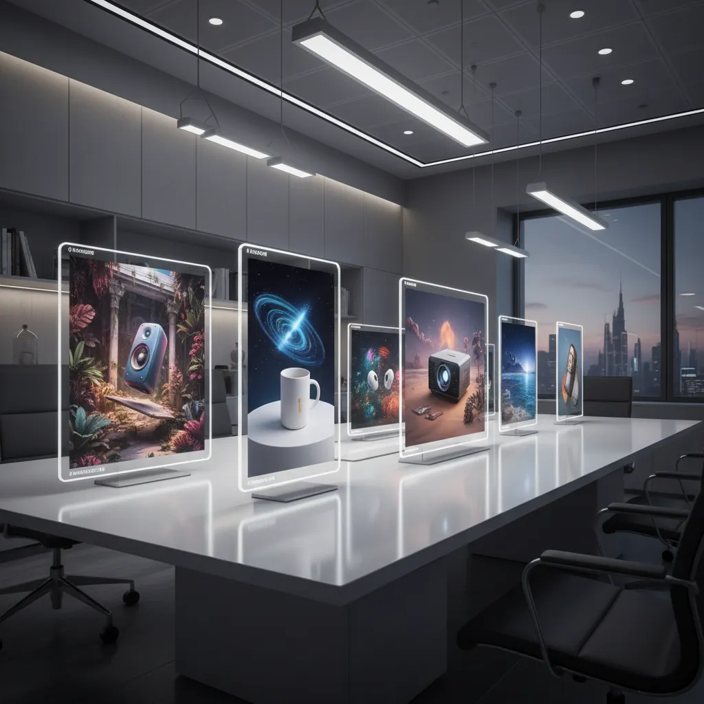 AI-generated product images in diverse settings for dropshipping