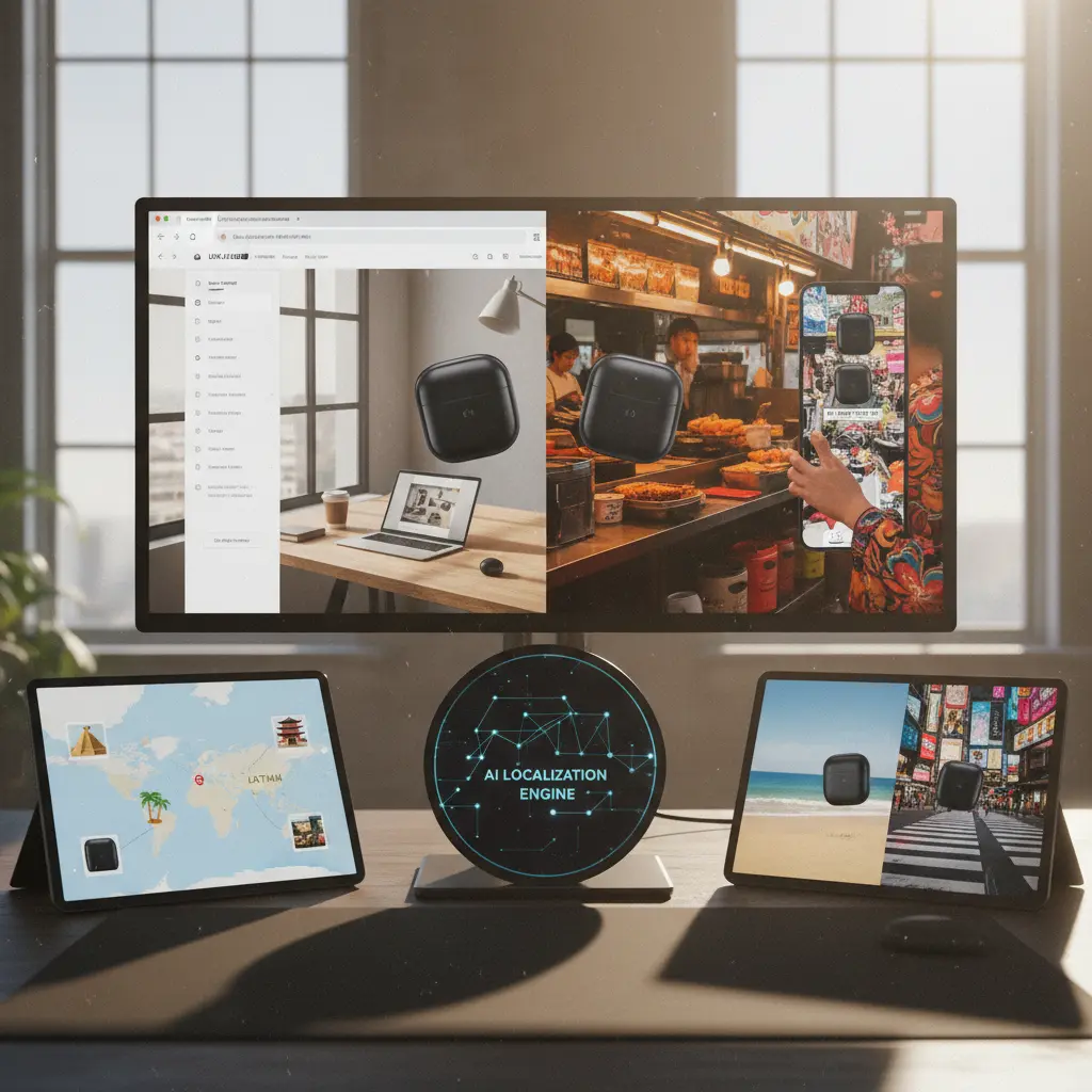 AI-powered workflow for product image localization