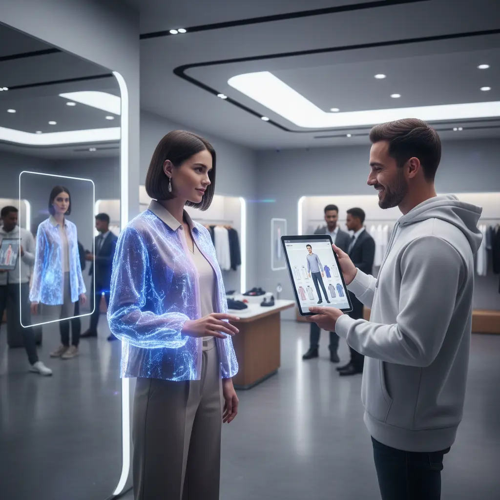 Before: static garment input for fashion ecommerce