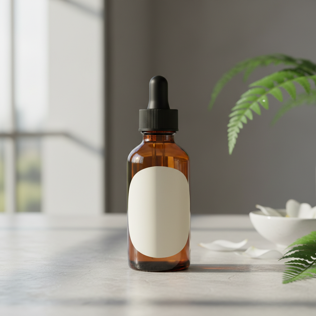 After: branded bottle scene for dropshipping store