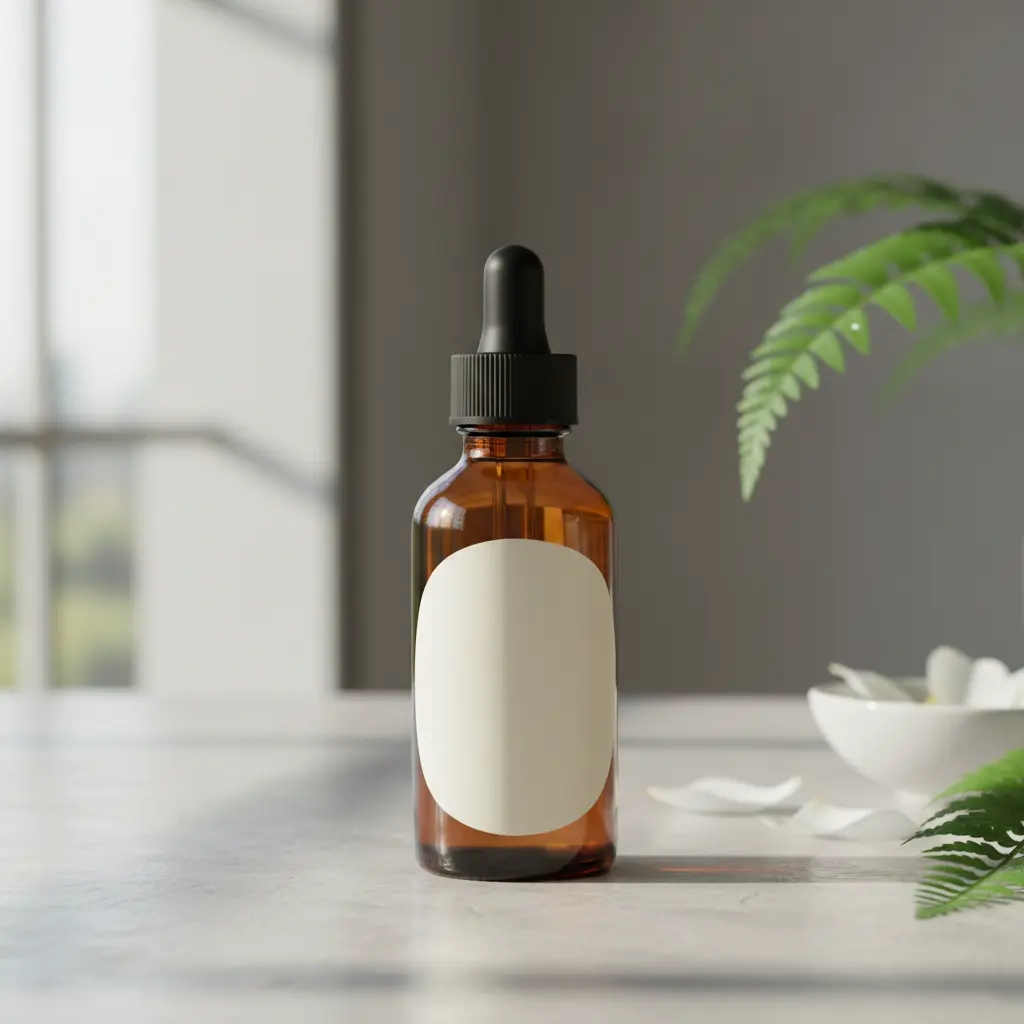 After: branded bottle scene for dropshipping store
