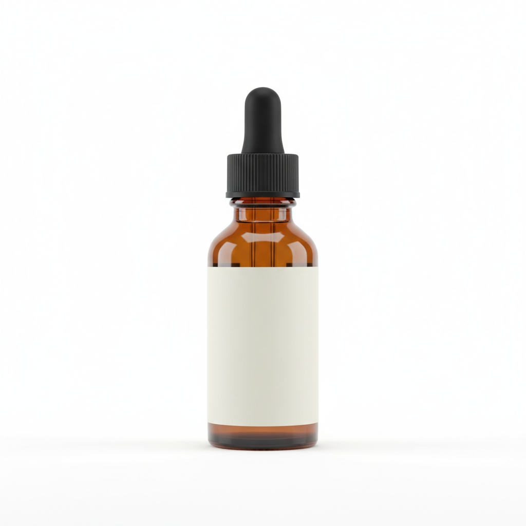 Before: generic supplier bottle packshot